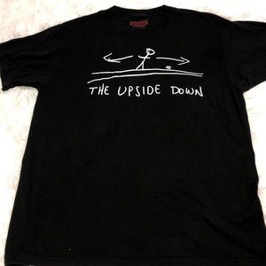 Black stranger things shirt